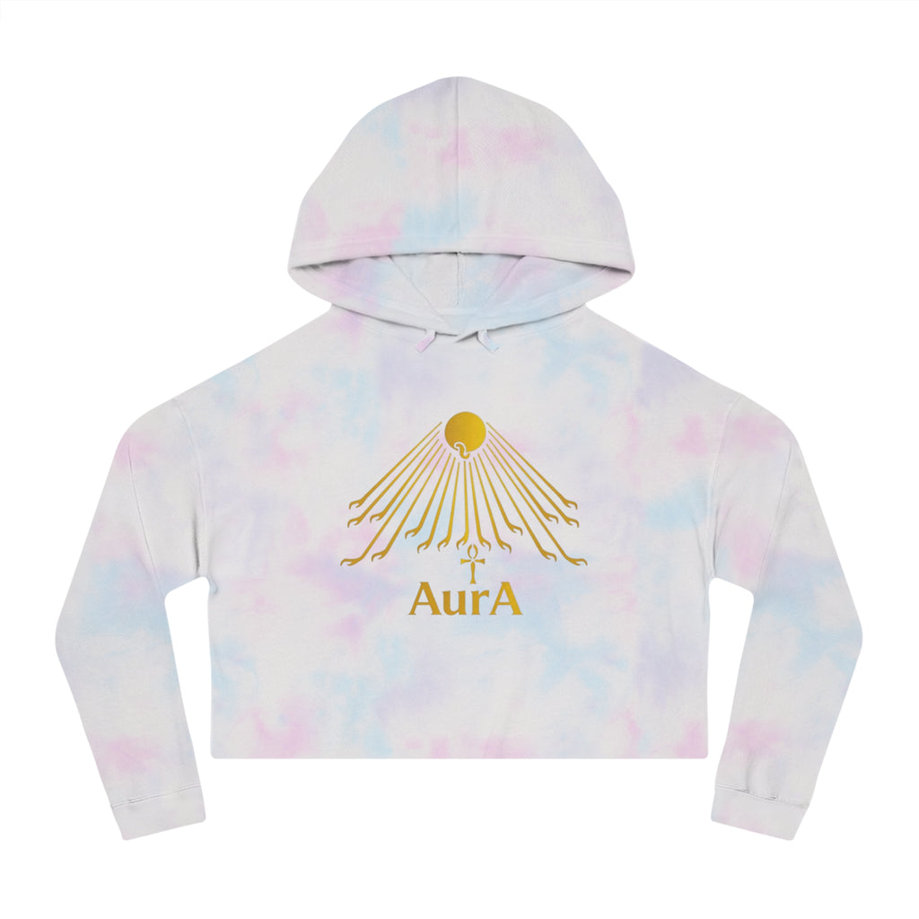 Gold Sunburst "AurA" Spiritual Graphic