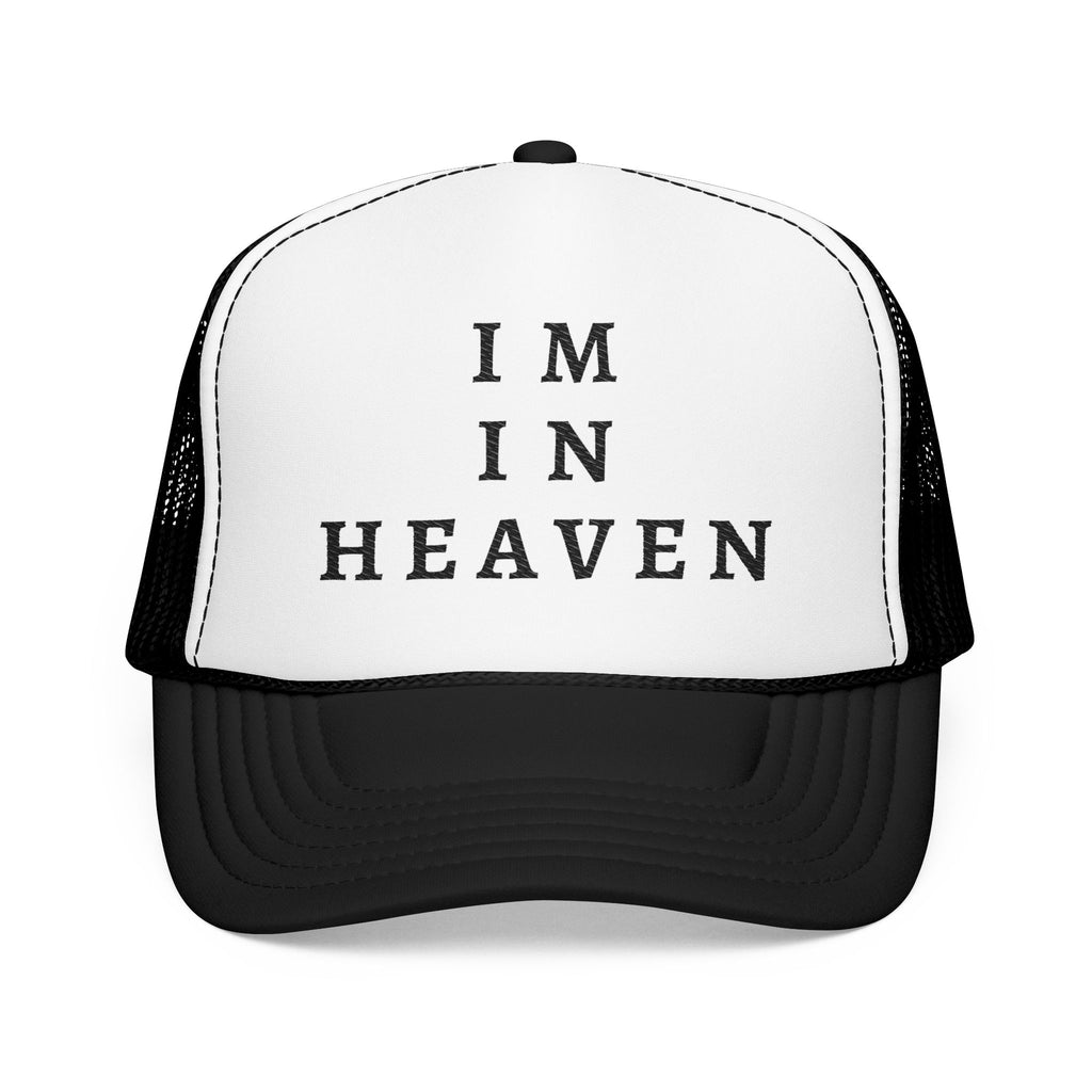 Heavenly Vibes Foam Trucker Hat - Stylish Embroidered Cap