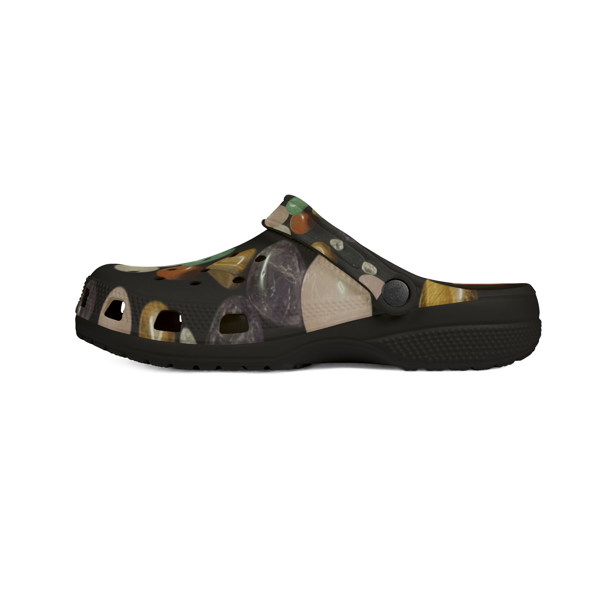 WKE WRLD Crystal EVA Foam Rubber Shoes - Unique Casual Footwear, Fun Slip-Ons for Summer, Beach, Outdoor Adventures, Gift Ideas