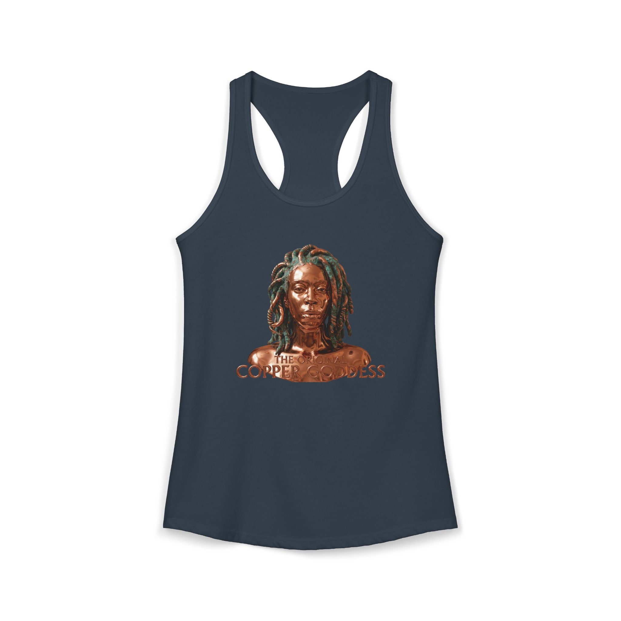Copper Goddess Racerback Tank Top