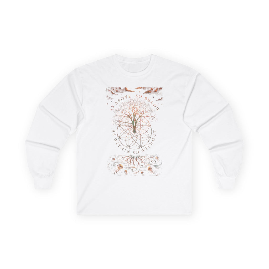 As Above So Below Long Sleeve Tee — “They Didn't Steal Slaves, They Stole” Statement Shirt