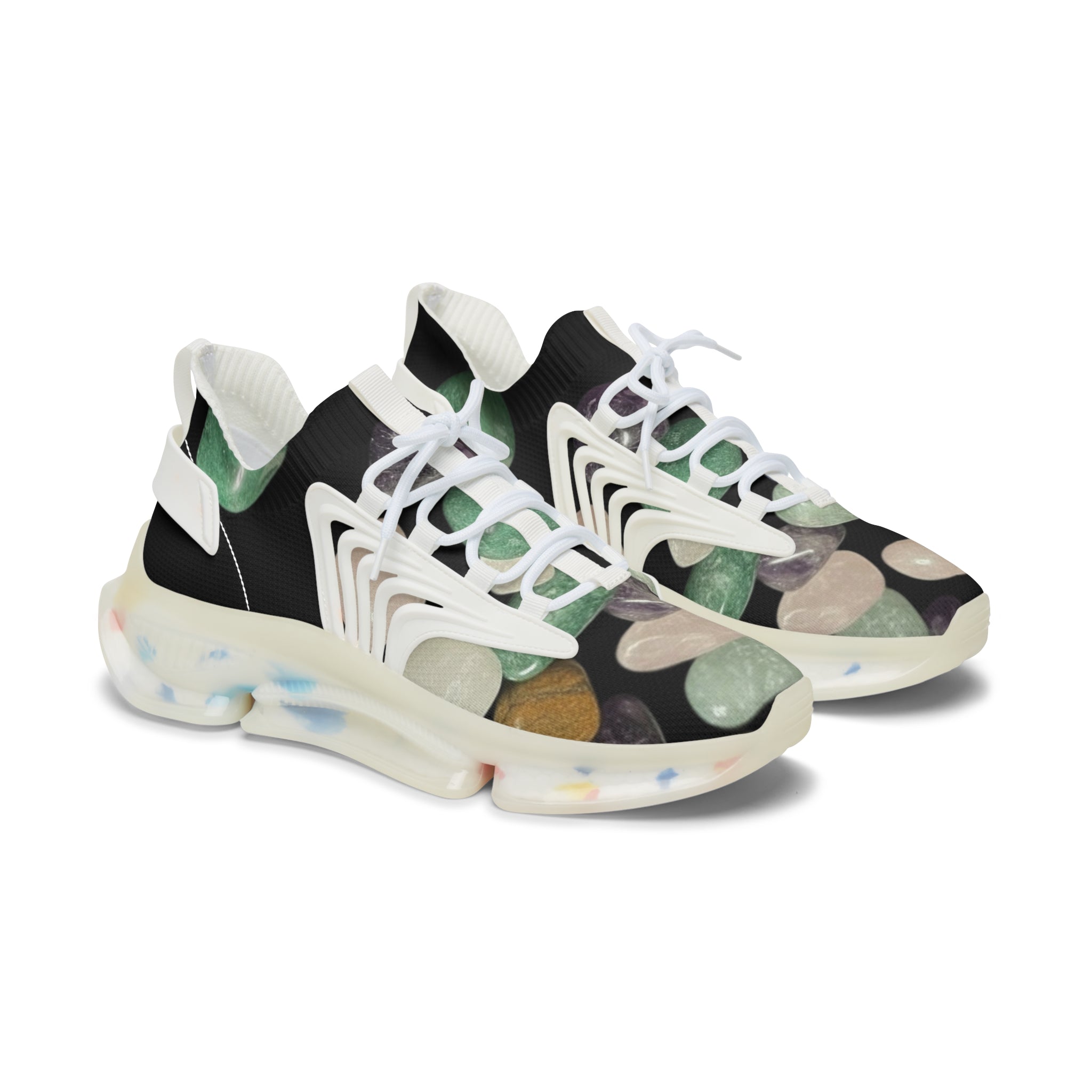 WKE WRLD Colorful Women's Mesh Sneakers - Comfortable Jogging Shoes, Trendy Athletic Footwear, Stylish Trainers, Gift for Fitness Lovers, [...]