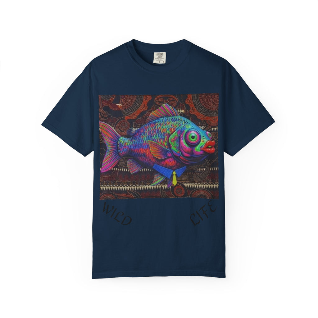 Copy of Copy of Wild Life Chimp Portrait T-Shirt — Colorful Retro Primate Graphic Tee