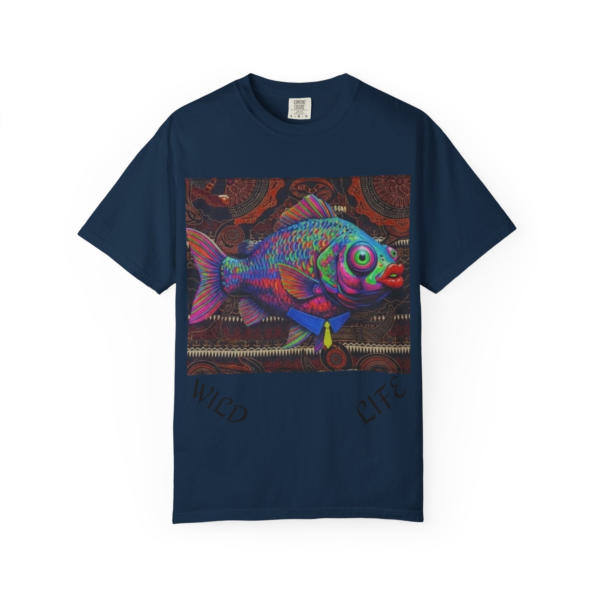 Copy of Copy of Wild Life Chimp Portrait T-Shirt — Colorful Retro Primate Graphic Tee