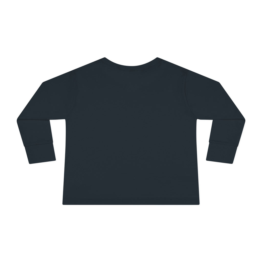 Colorful Elephant Toddler Long Sleeve Tee — Vibrant Safari Animal Shirt for Kids