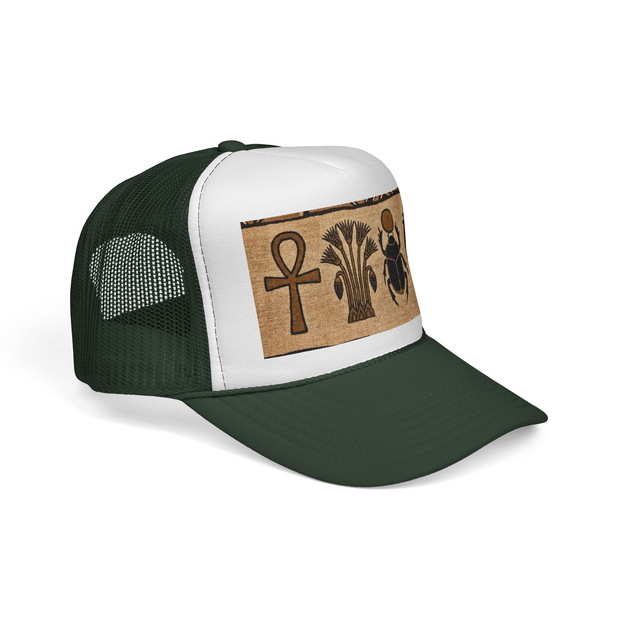 Egyptian Print Trucker Cap