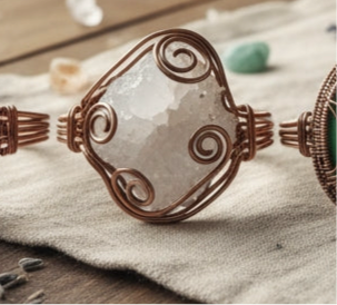 iamevibez Wire Wrapped Rare Specimen Bracelet