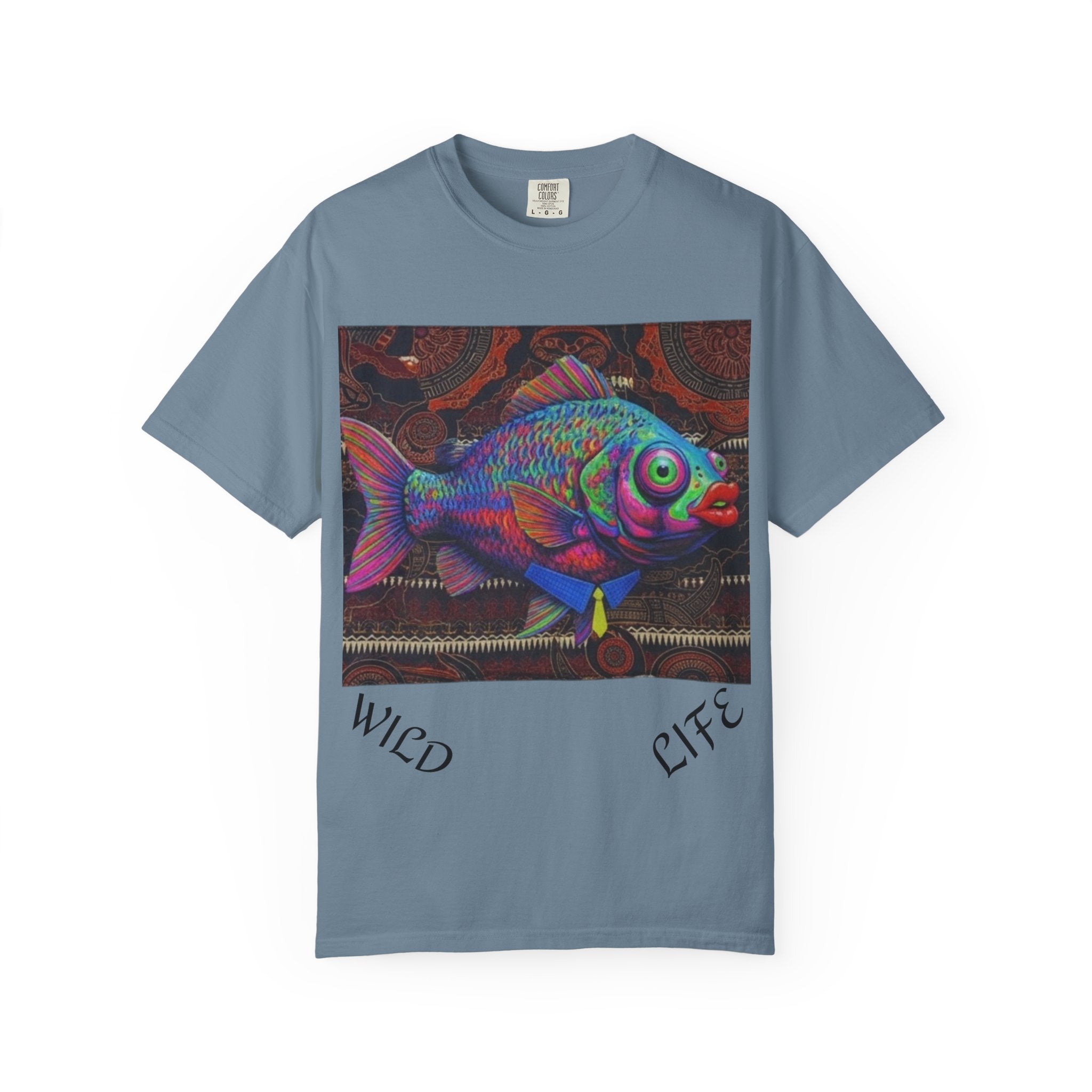 Copy of Copy of Wild Life Chimp Portrait T-Shirt — Colorful Retro Primate Graphic Tee