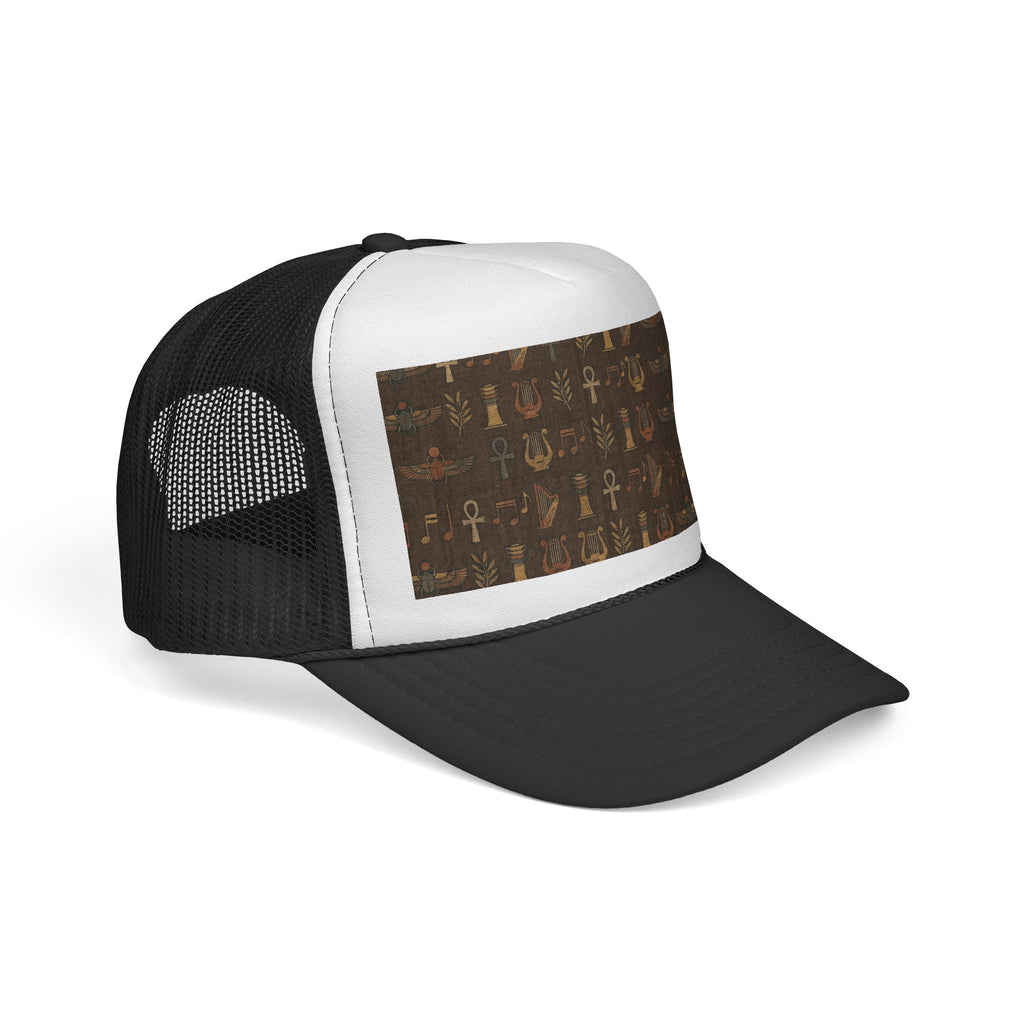 Egypt Print Trucker Cap