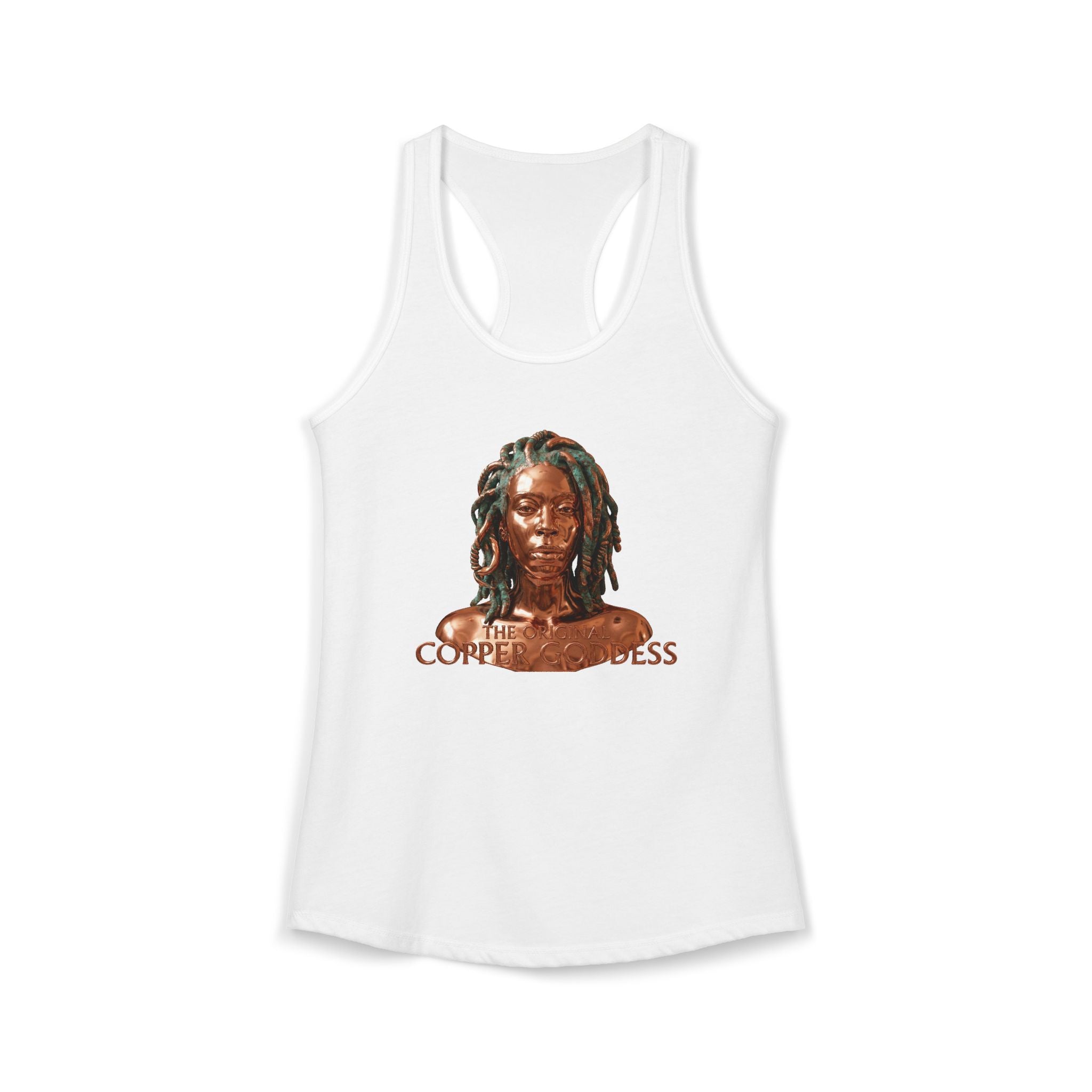 Copper Goddess Racerback Tank Top