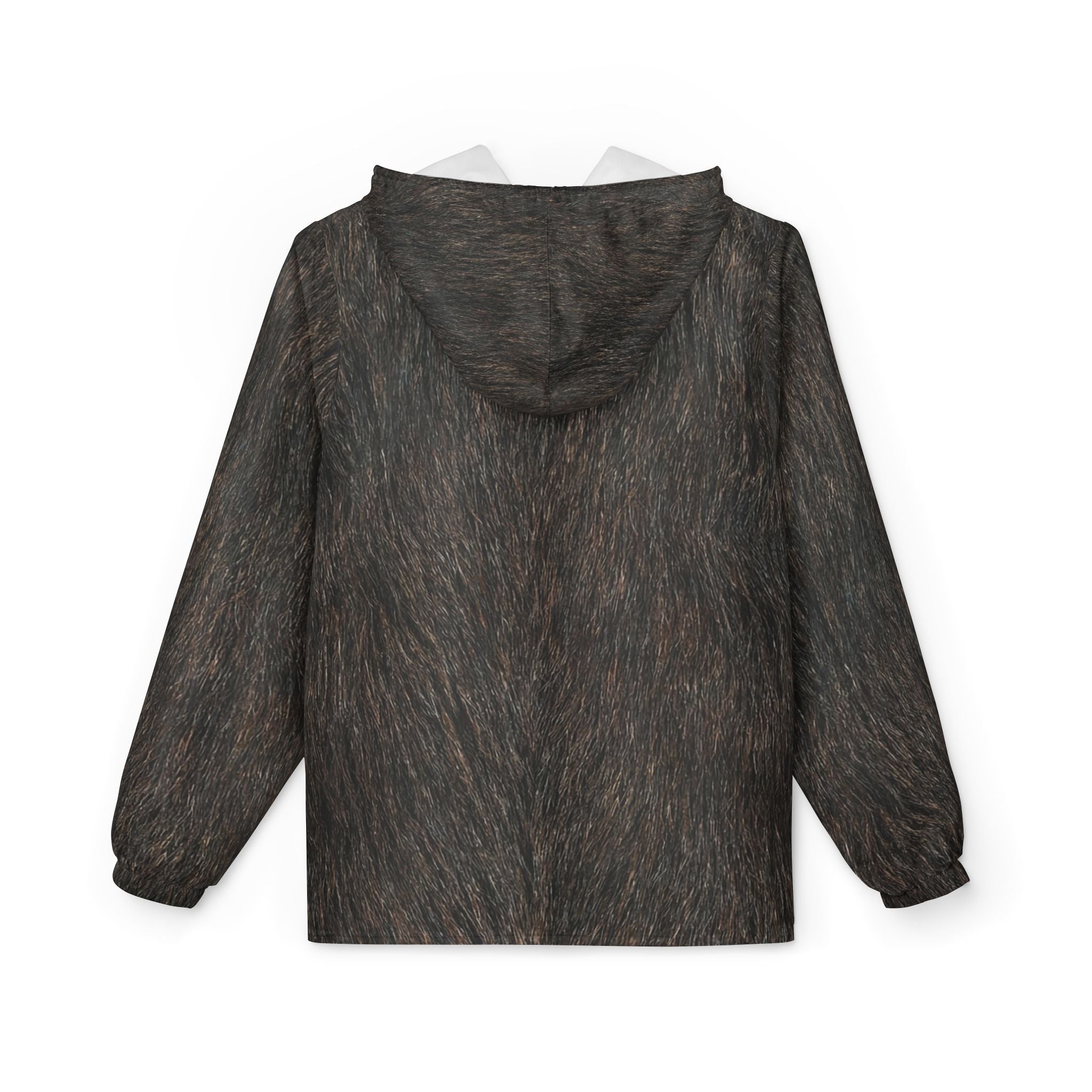 Naturalist Windbreaker Jacket — Abstract Quilted Collage AOP
