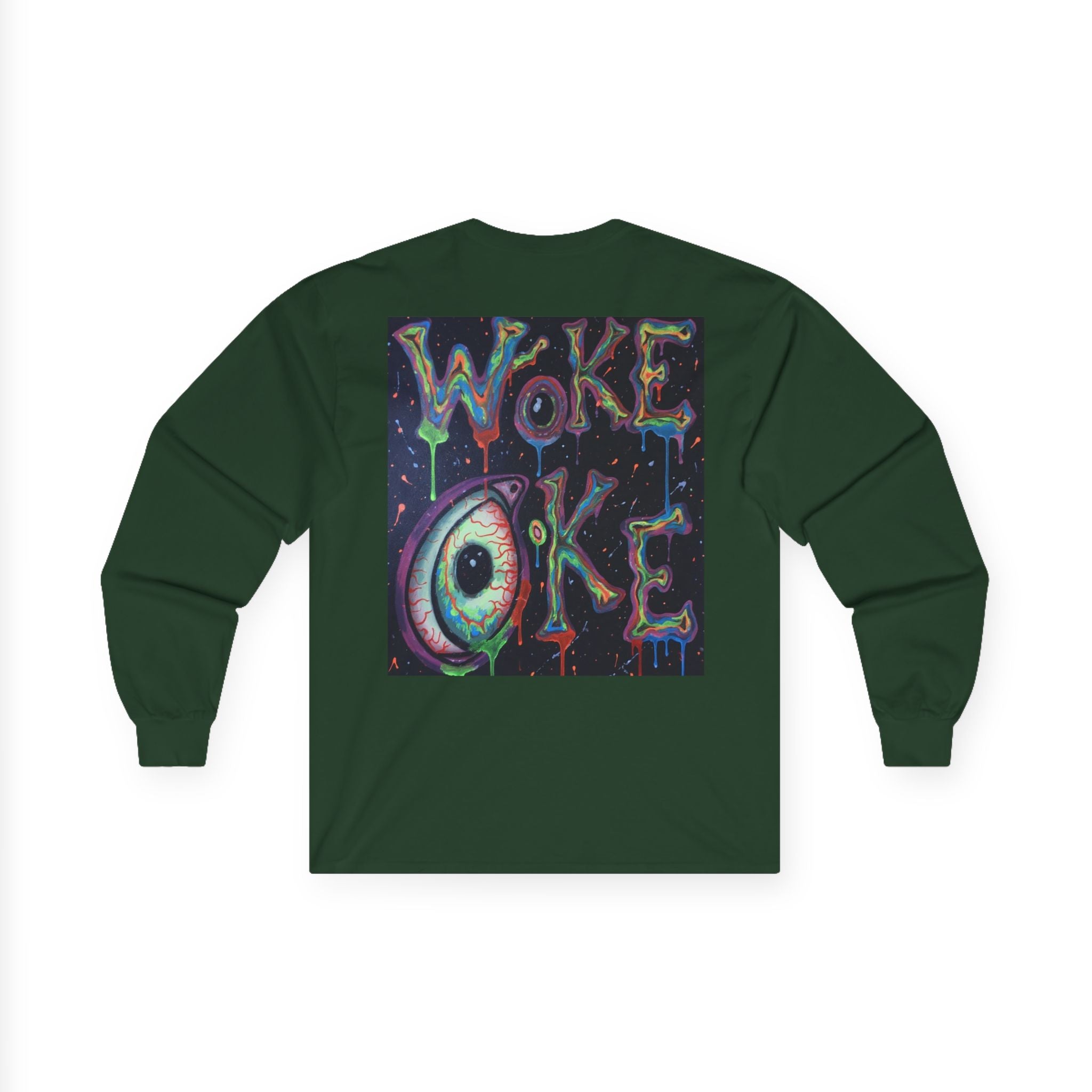 WKE WRLD  Co Long Sleeve Tee - Artistic Unisex Shirt, Perfect for Festivals, Gifts, Lounge, Casual Wear, Conscious Vibes