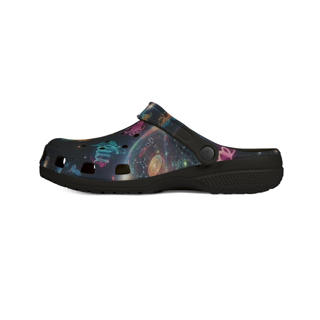 WKE WRLD Galaxy Dance EVA Foam Shoes, Comfortable Casual Footwear for Outdoor, Festivals, Everyday Wear, Unique Gift Idea