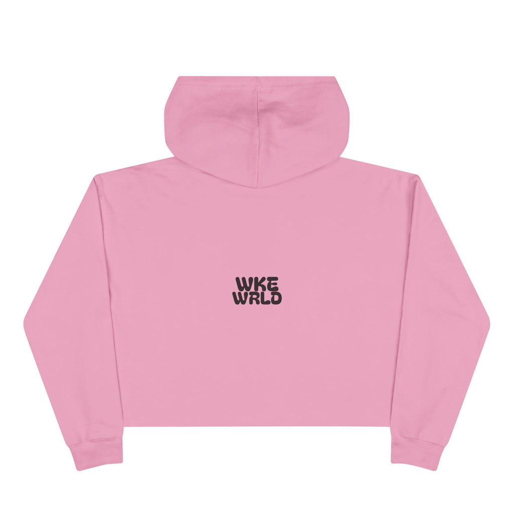 Awareness Crop Hoodie for Social Activists, Trendy Streetwear for Women, Unique Gift for Advocates, Comfortable Casual Wear