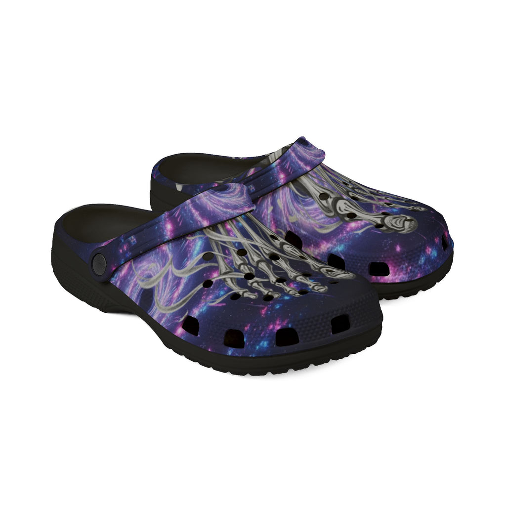Galaxy Skeleton feet Clogs — EVA Foam Slip-On Shoes