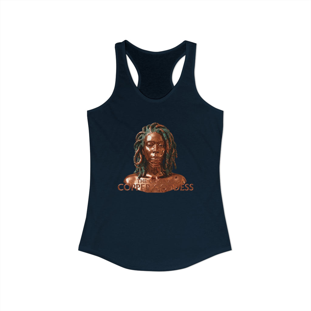 Copper Goddess Racerback Tank Top