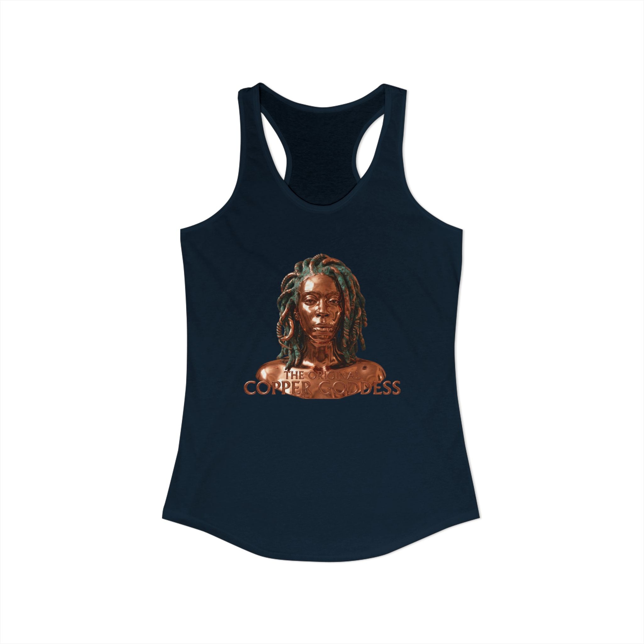 Copper Goddess Racerback Tank Top