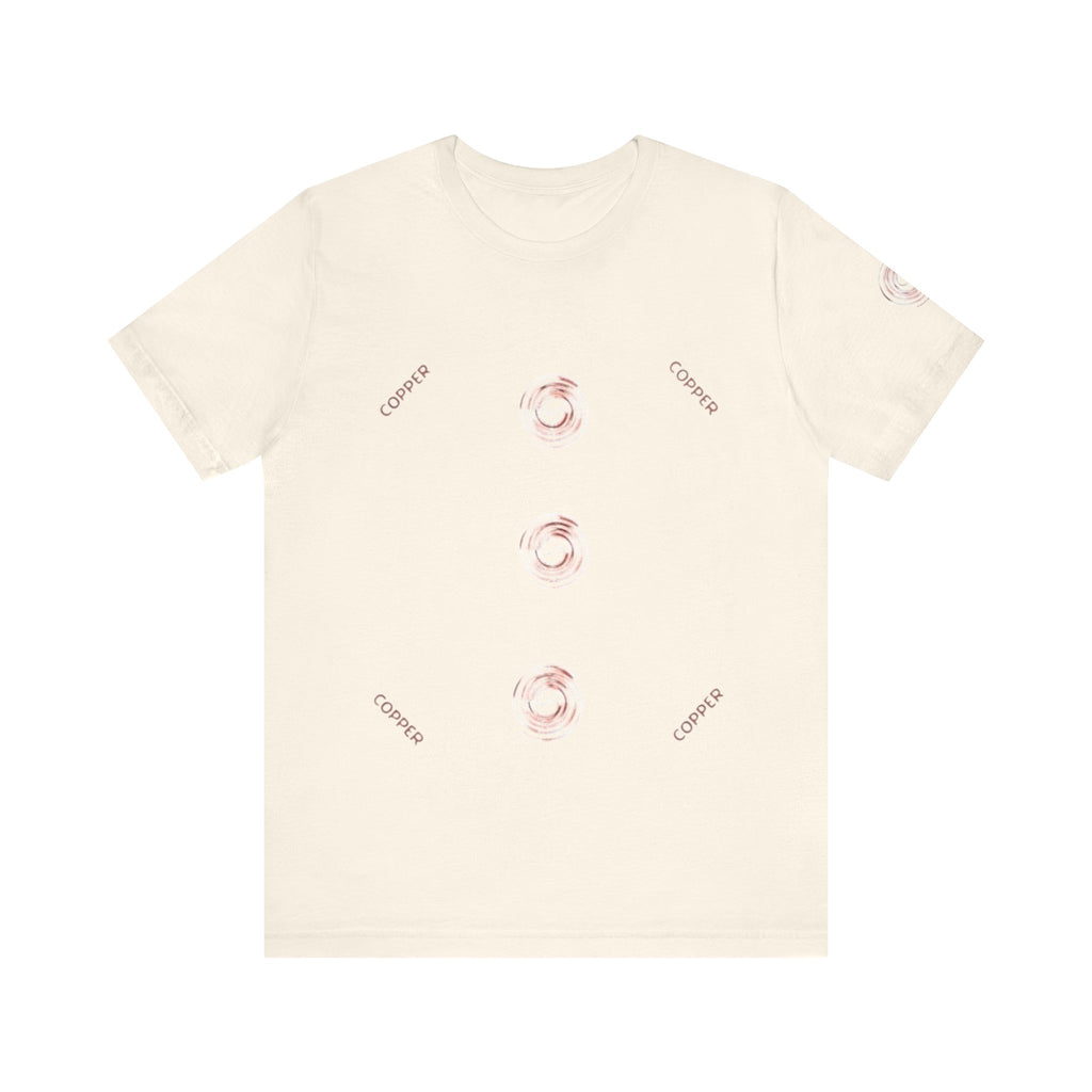 Unisex Casual Copper Tee