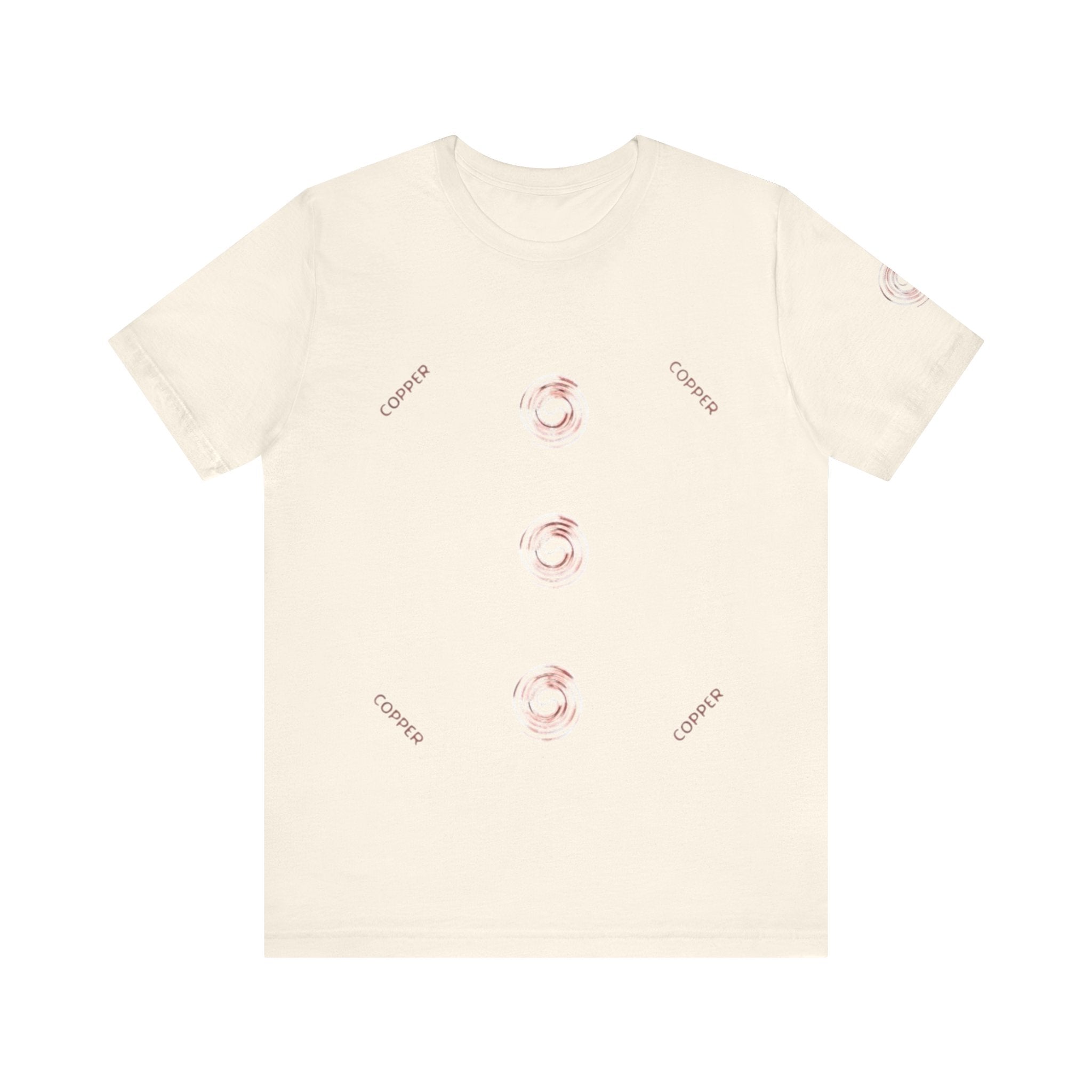 Unisex Casual Copper Tee