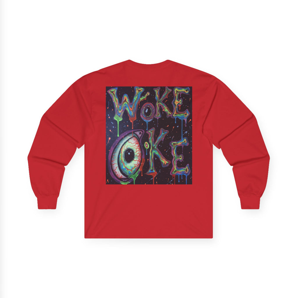 WKE WRLD  Co Long Sleeve Tee - Artistic Unisex Shirt, Perfect for Festivals, Gifts, Lounge, Casual Wear, Conscious Vibes