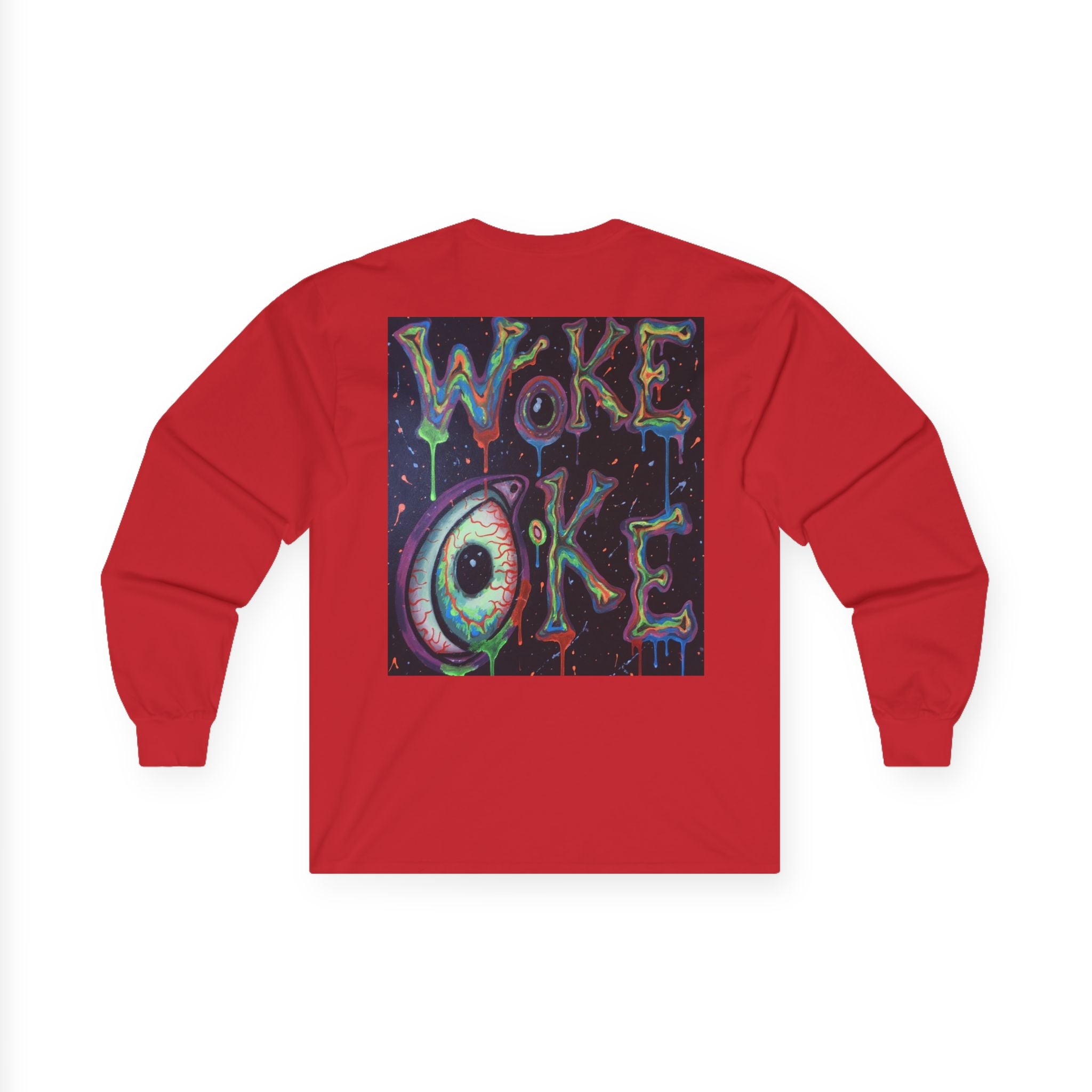 WKE WRLD  Co Long Sleeve Tee - Artistic Unisex Shirt, Perfect for Festivals, Gifts, Lounge, Casual Wear, Conscious Vibes