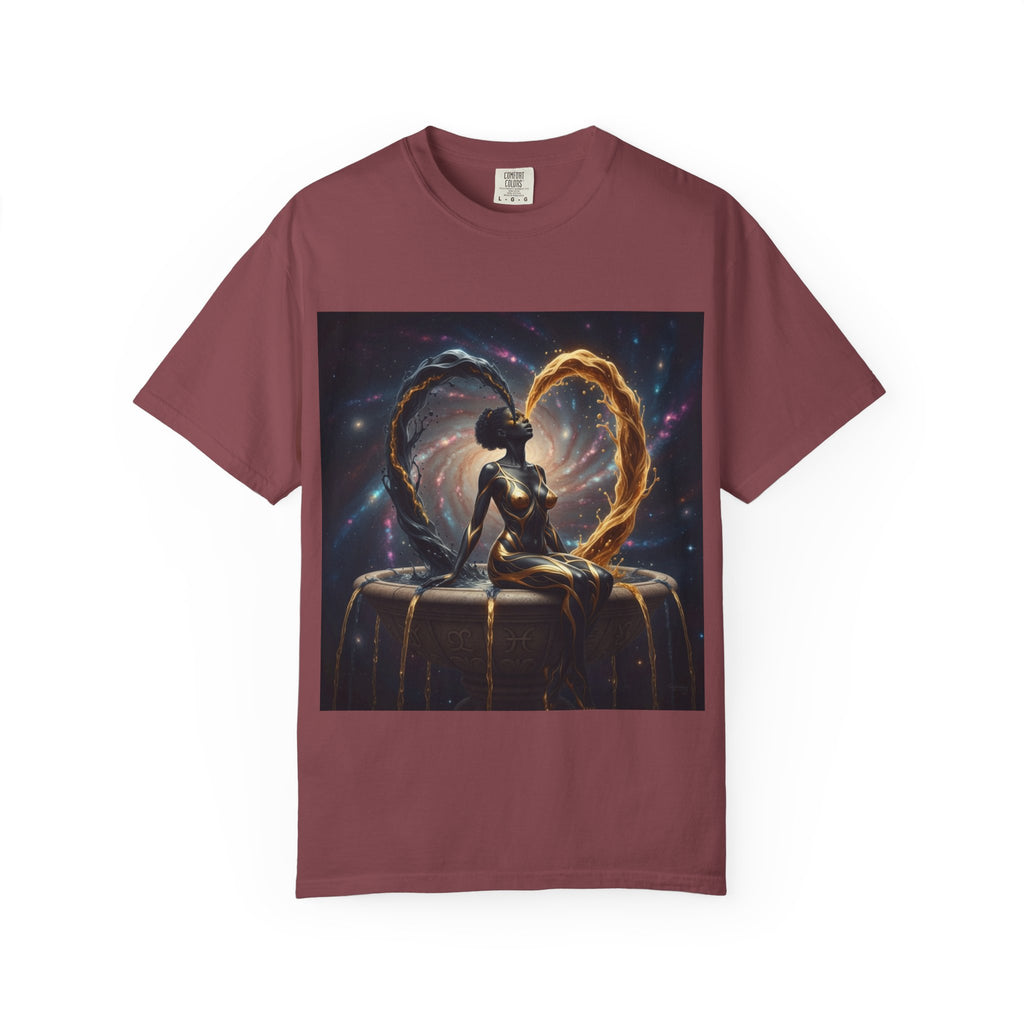 Heartbeat T-Shirt — Astral Couple Silhouette Tee
