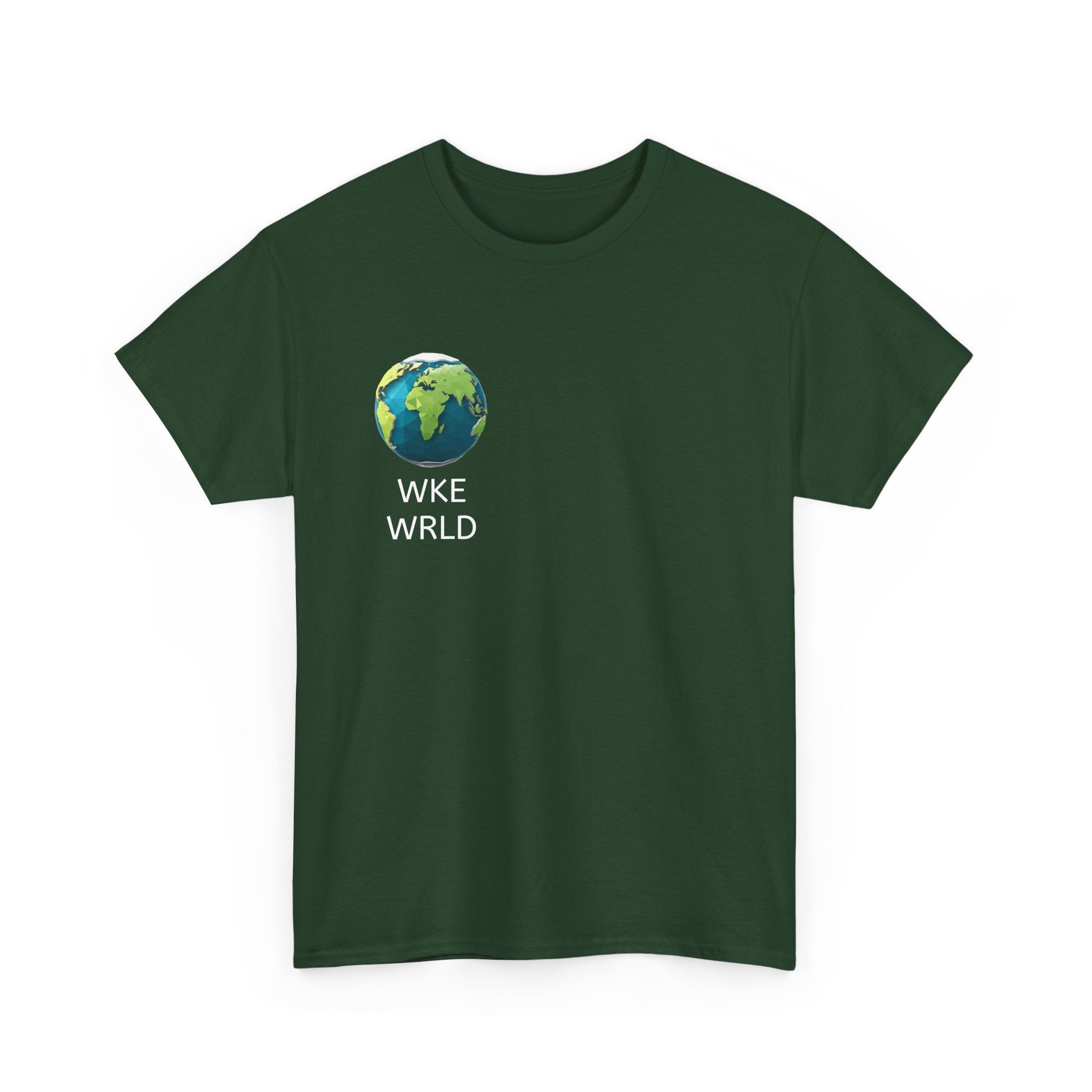 WKE WRLD Eco-Conscious Unisex Heavy Cotton Tee, Earth Day Gift, Nature Lover Shirt, Sustainable Fashion, Unisex Graphic Tee