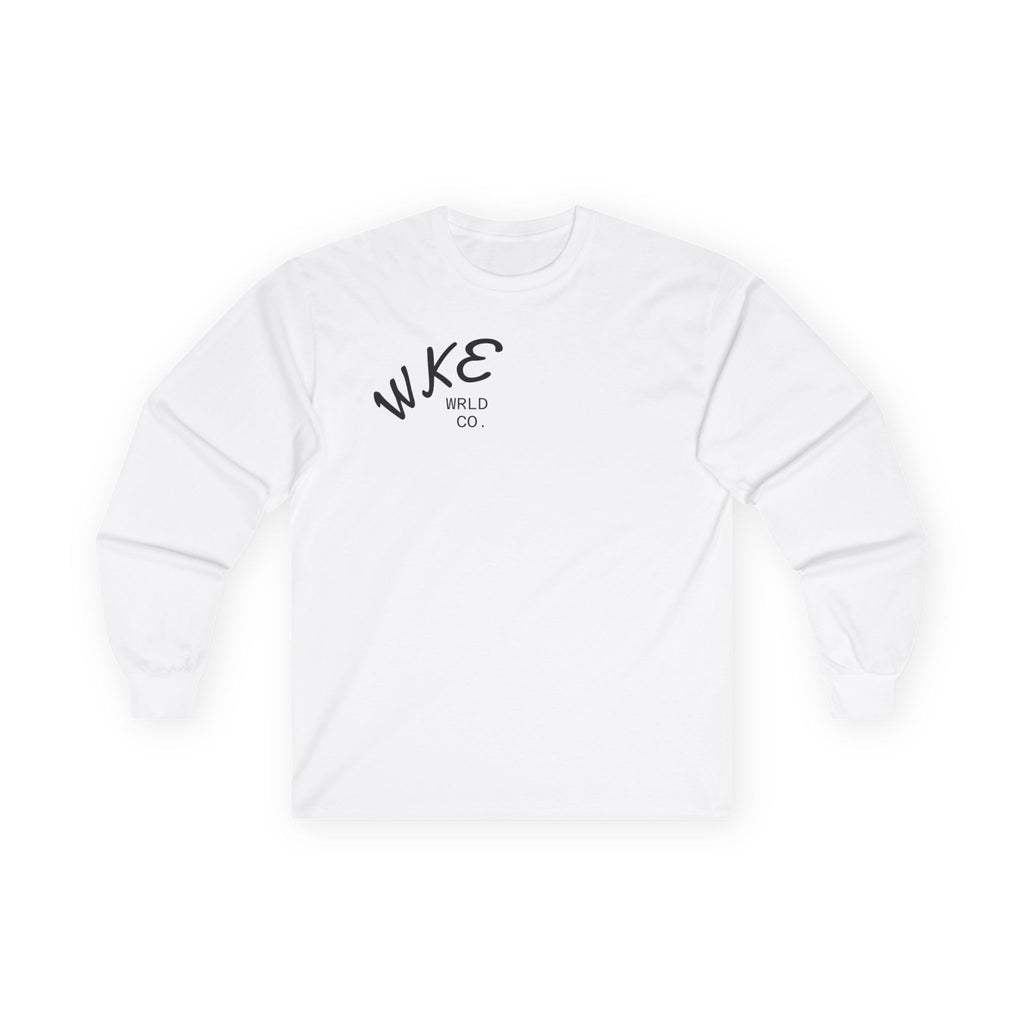 WKE WRLD  Co Long Sleeve Tee - Artistic Unisex Shirt, Perfect for Festivals, Gifts, Lounge, Casual Wear, Conscious Vibes