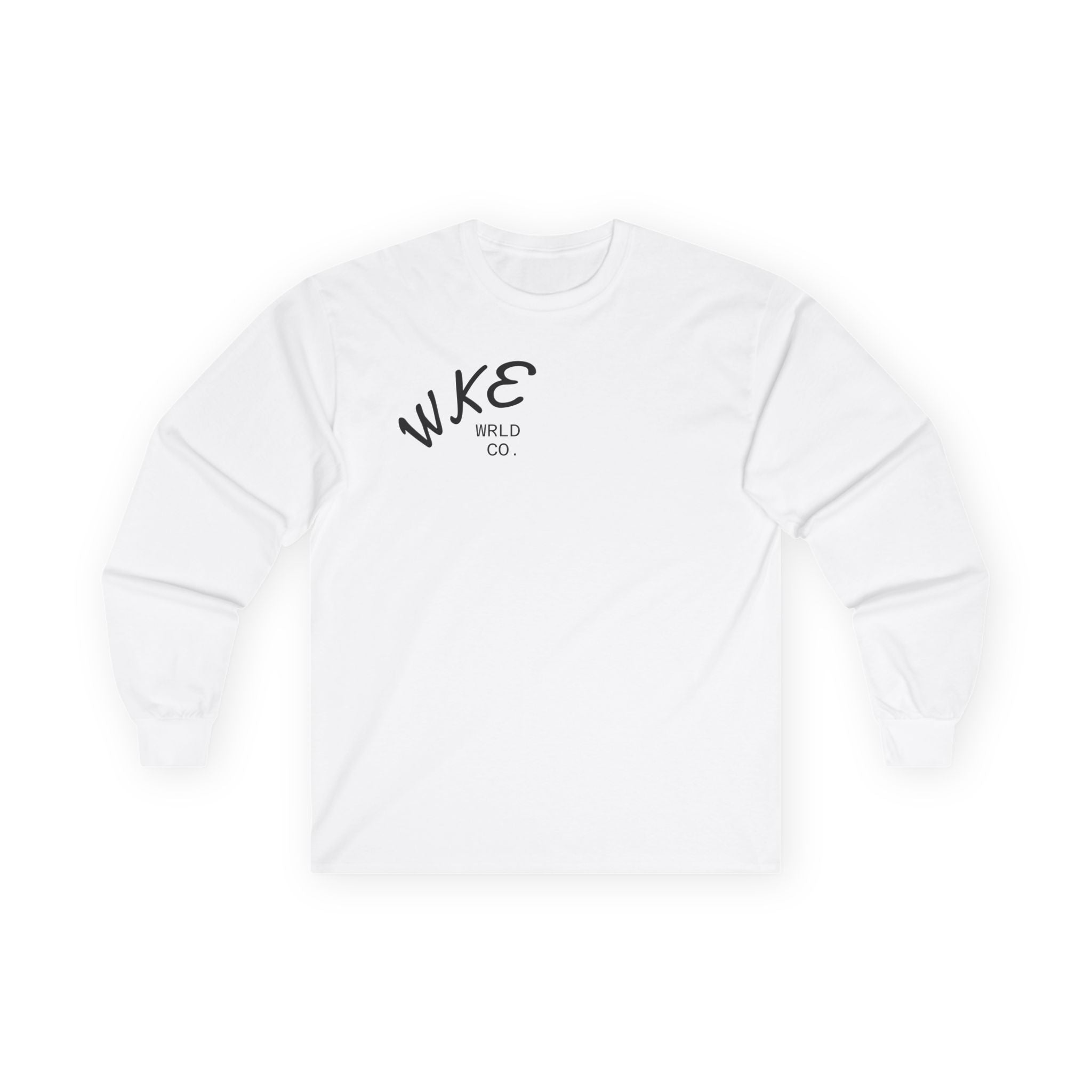WKE WRLD  Co Long Sleeve Tee - Artistic Unisex Shirt, Perfect for Festivals, Gifts, Lounge, Casual Wear, Conscious Vibes