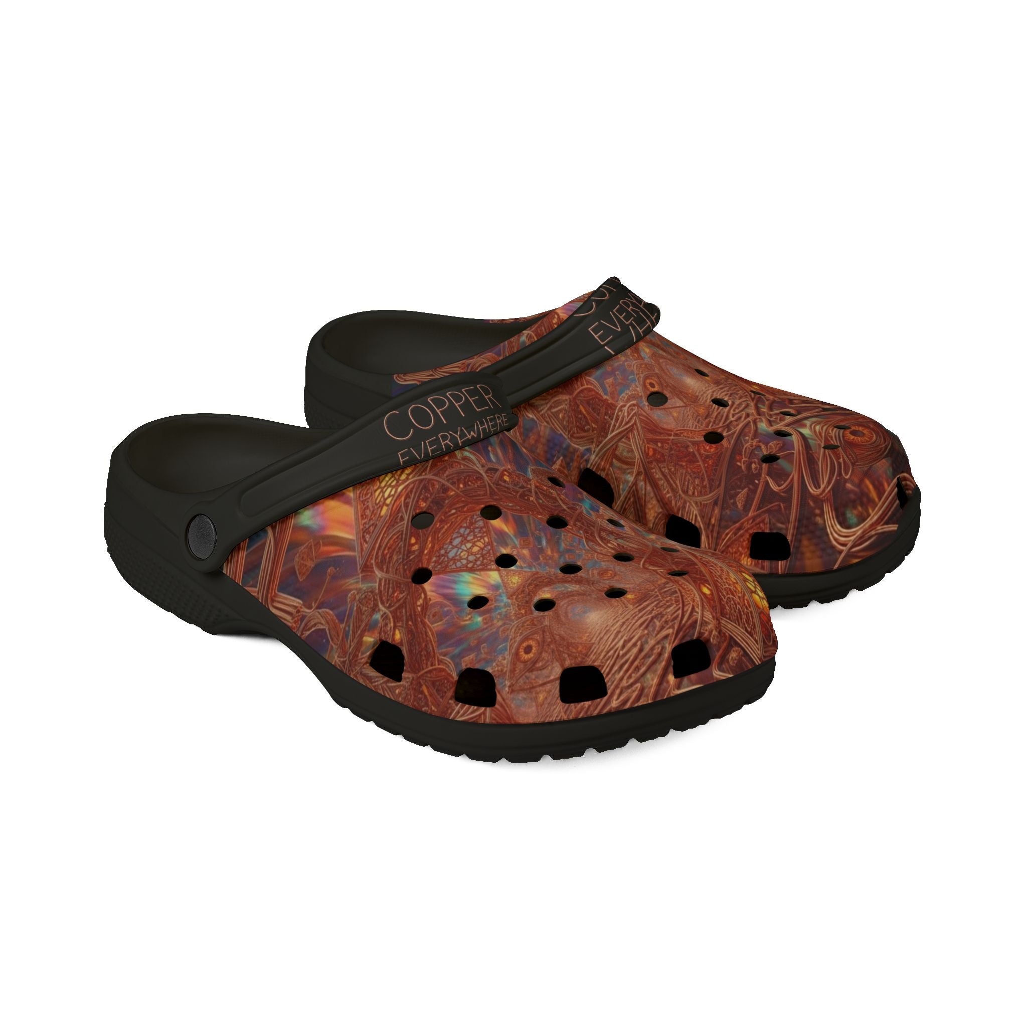 WKE WRLD Copper Inspired Crocs Design #2