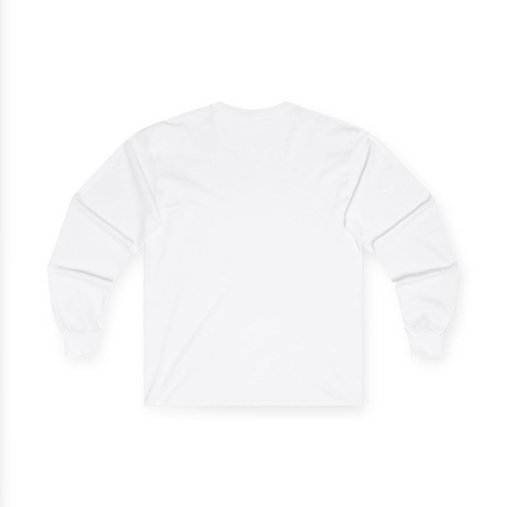 WKE Kid Long Sleeve Tee (Red Text) - Unisex Retro Graphic Shirt