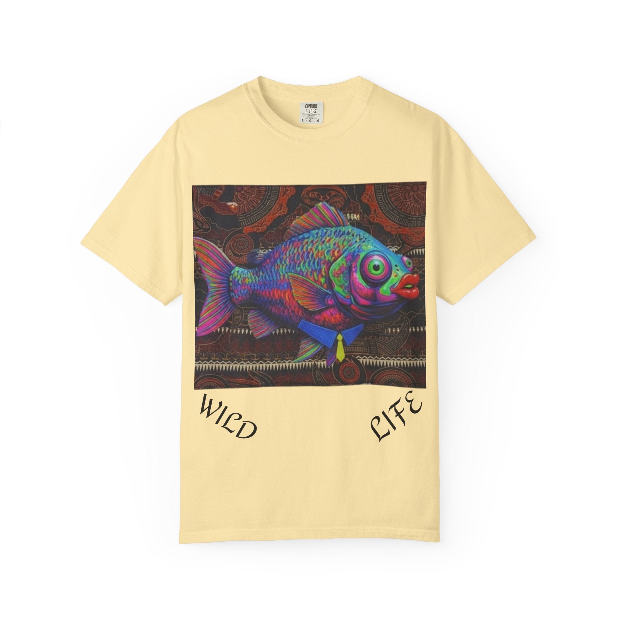 Copy of Copy of Wild Life Chimp Portrait T-Shirt — Colorful Retro Primate Graphic Tee