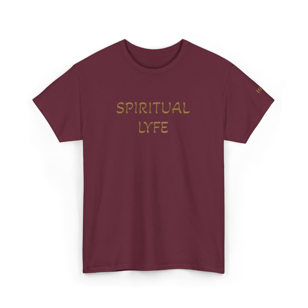 WKE WRLD Spiritual Life Unisex Heavy Cotton Embroidered T Shirt
