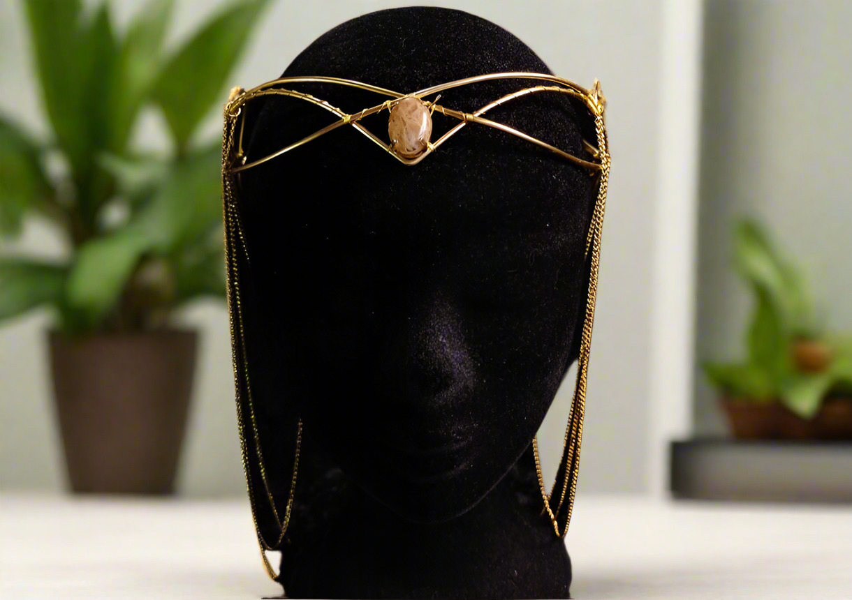 Custom Wire Wrapped Drape Crown