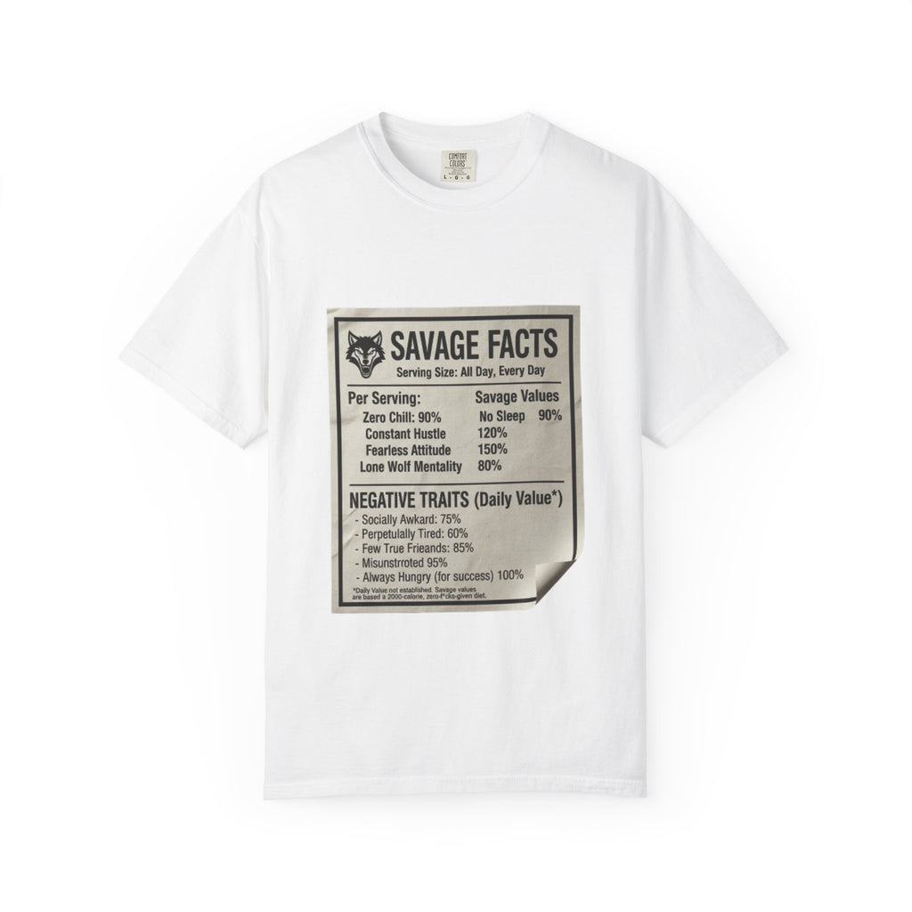 Savage Facts Unisex T-Shirt – Fun Graphic Tee for Casual Wear