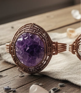 iamevibez Wire Wrapped Rare Specimen Bracelet