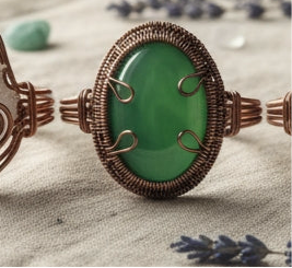 iamevibez Wire Wrapped Rare Specimen Bracelet