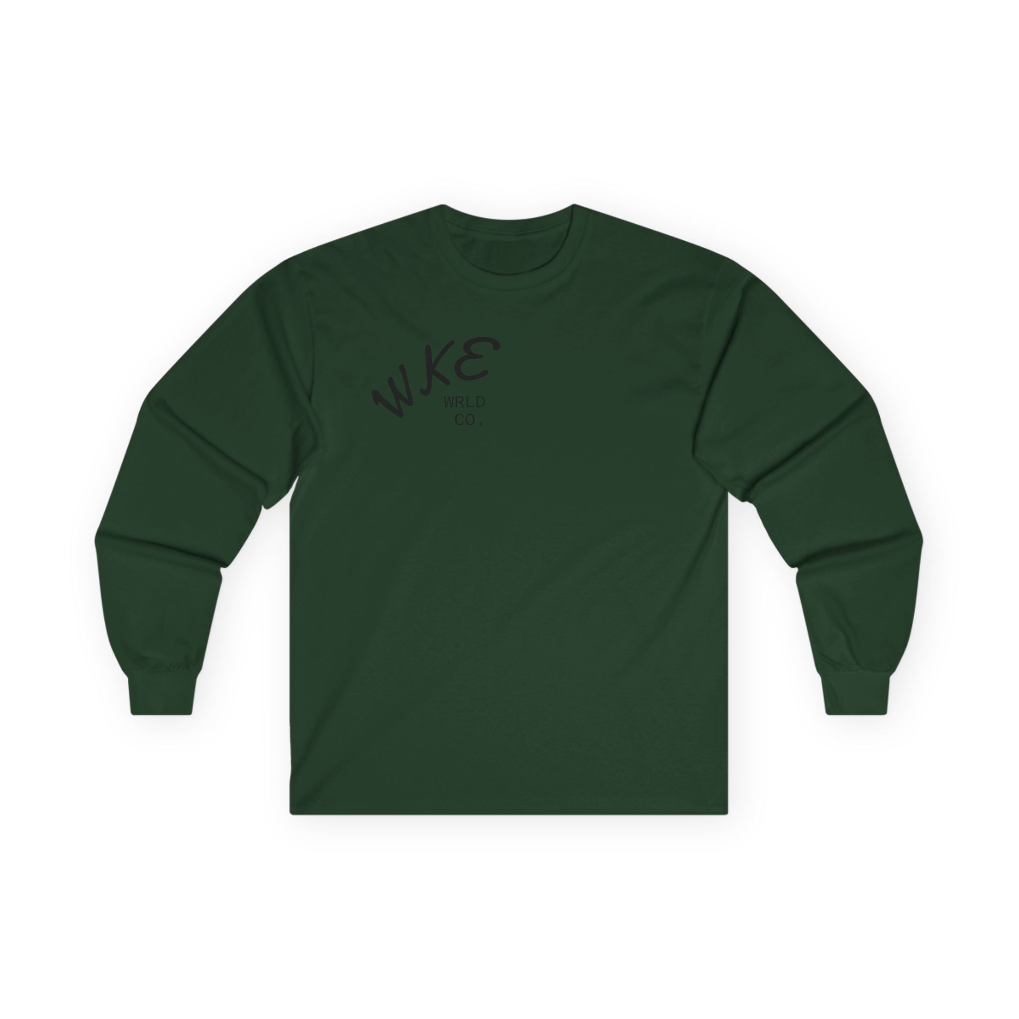 WKE WRLD  Co Long Sleeve Tee - Artistic Unisex Shirt, Perfect for Festivals, Gifts, Lounge, Casual Wear, Conscious Vibes