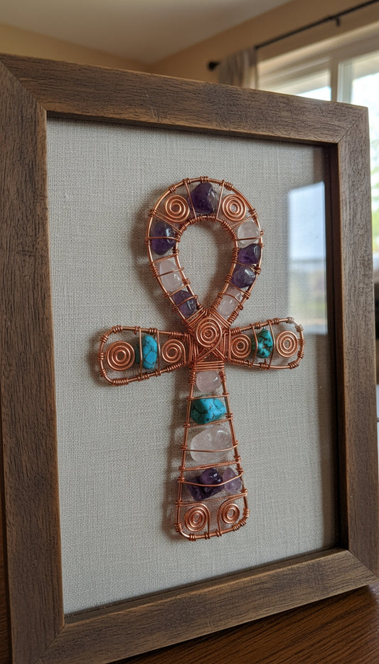 Unique Crystal and Copper Pictures / Wall Home Decor