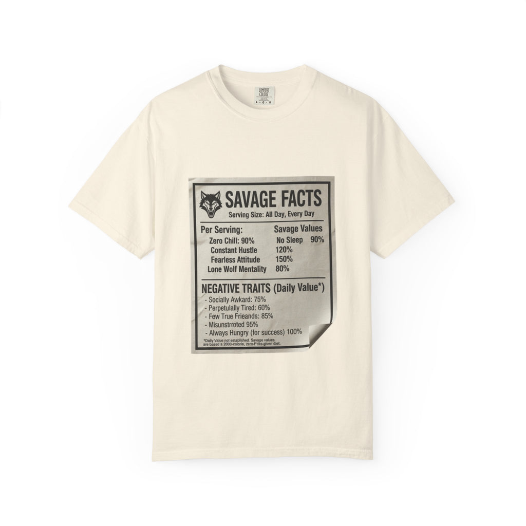 Savage Facts Unisex T-Shirt – Fun Graphic Tee for Casual Wear
