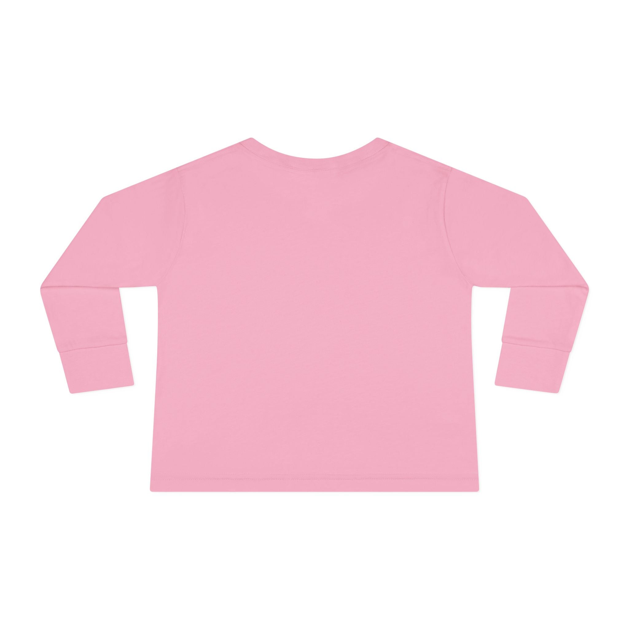 Colorful Elephant Toddler Long Sleeve Tee — Vibrant Safari Animal Shirt for Kids