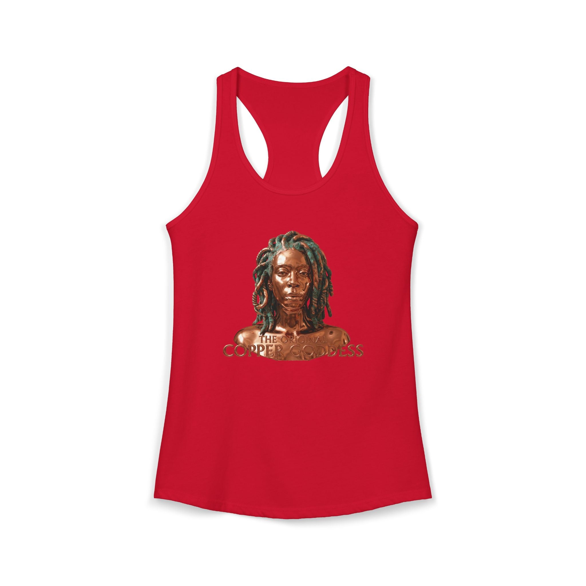 Copper Goddess Racerback Tank Top