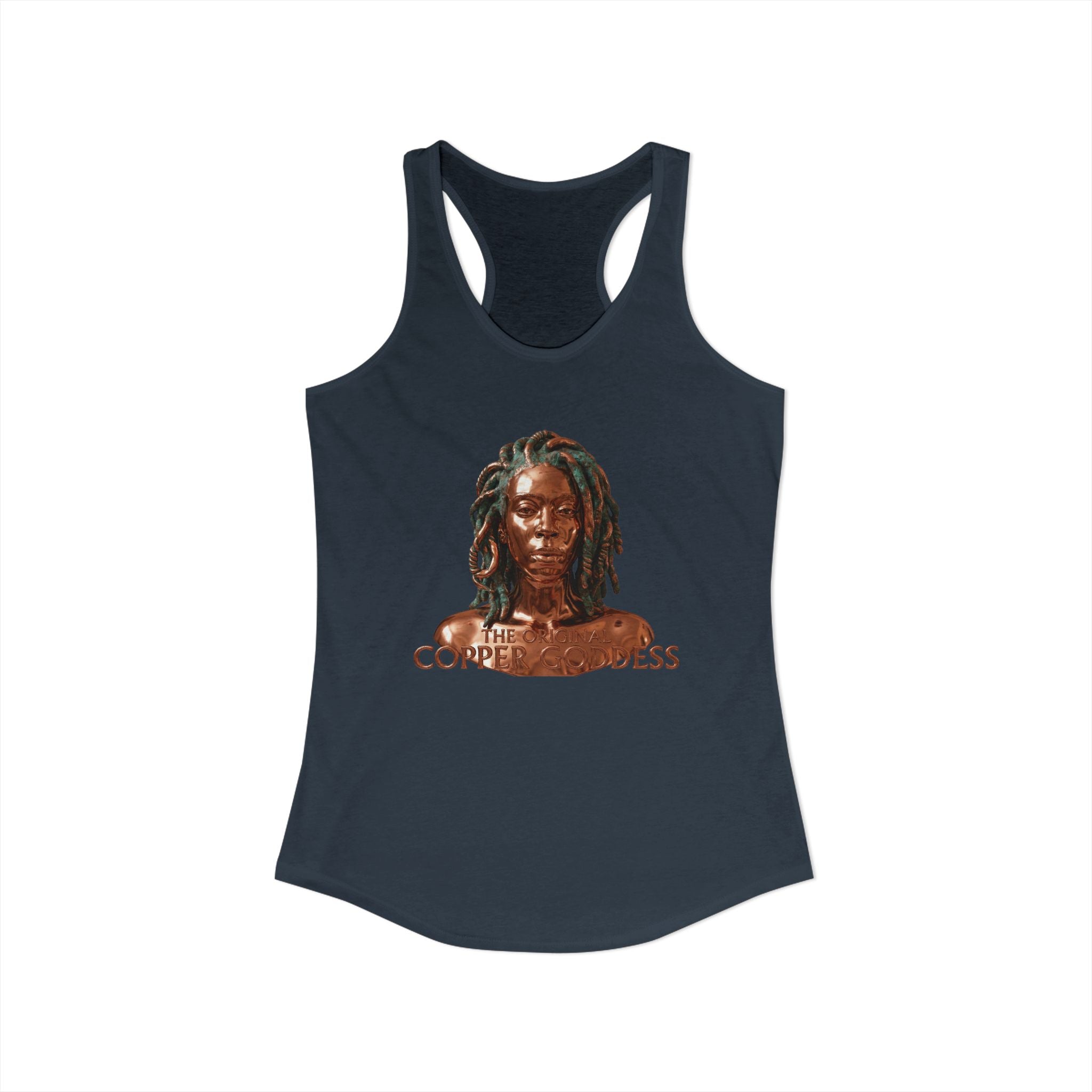 Copper Goddess Racerback Tank Top