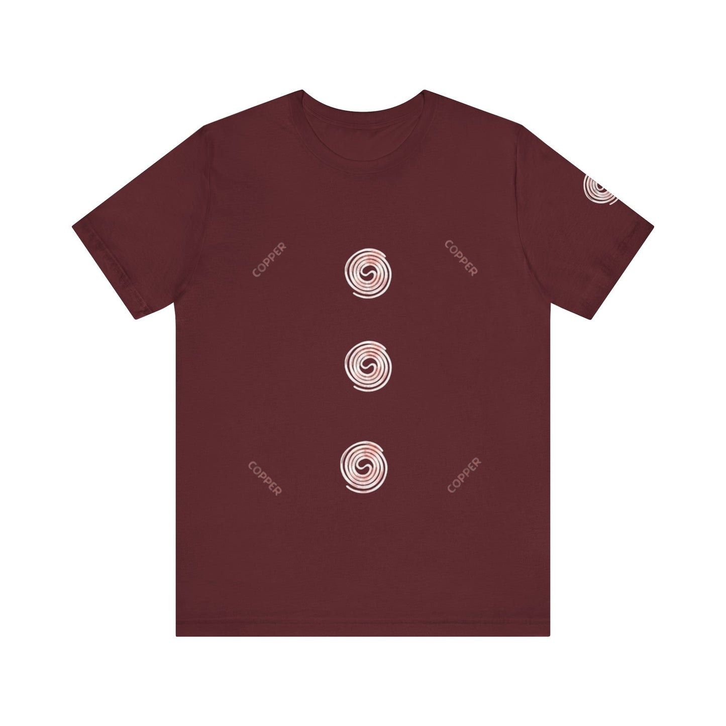 Unisex Casual Copper Tee