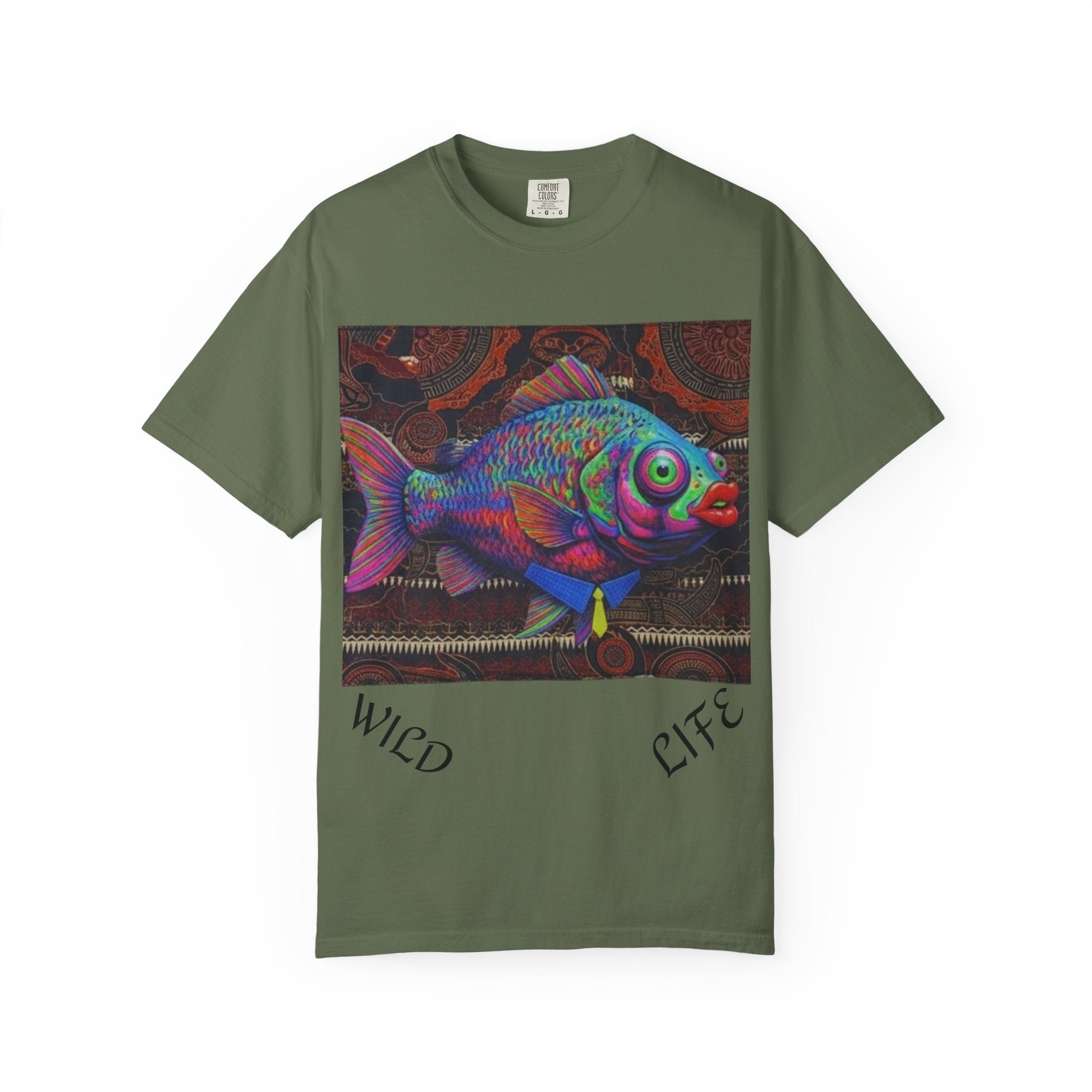 Copy of Copy of Wild Life Chimp Portrait T-Shirt — Colorful Retro Primate Graphic Tee