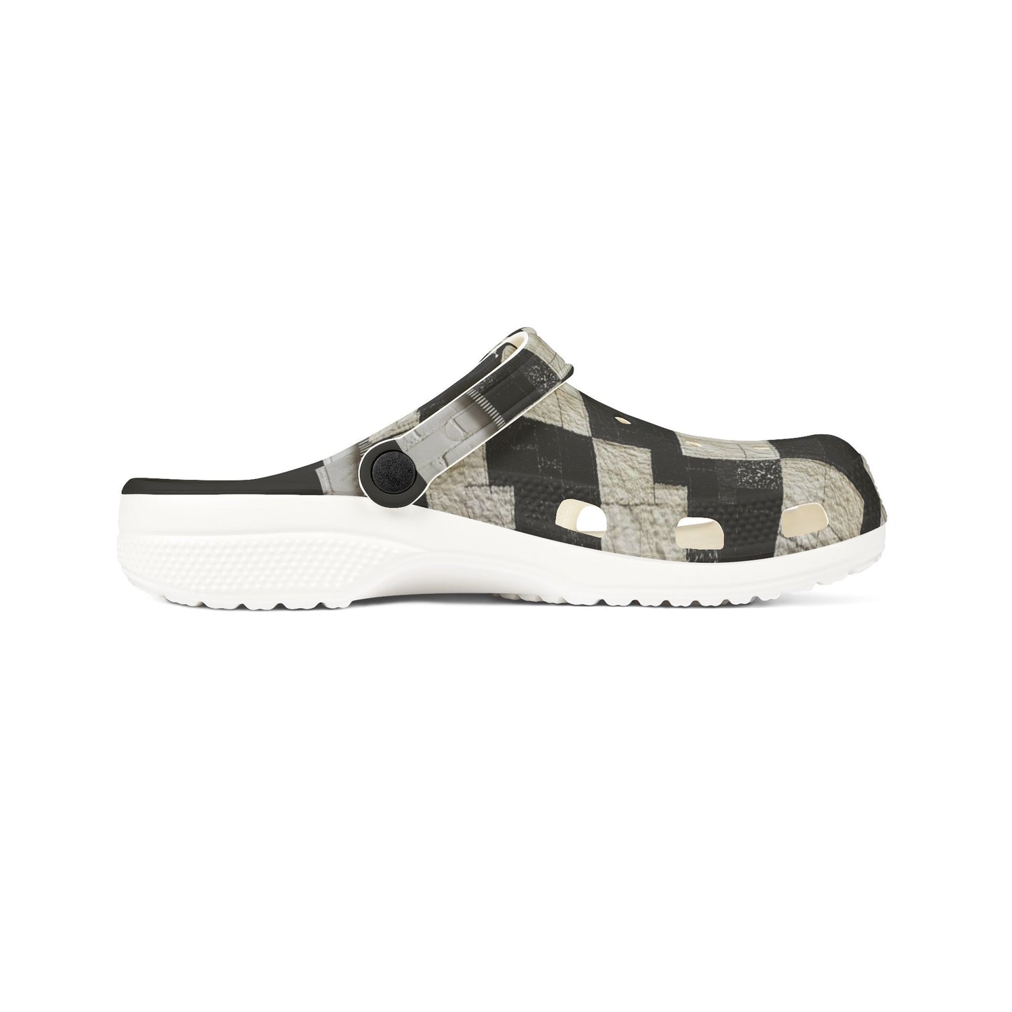 WKE WRLD Checker EVA Foam Rubber Clogs for Everyday Comfort | Unique Patterns Ideal for Home, Garden, Festival, Mother’s Day, Gift Idea, Slip-On