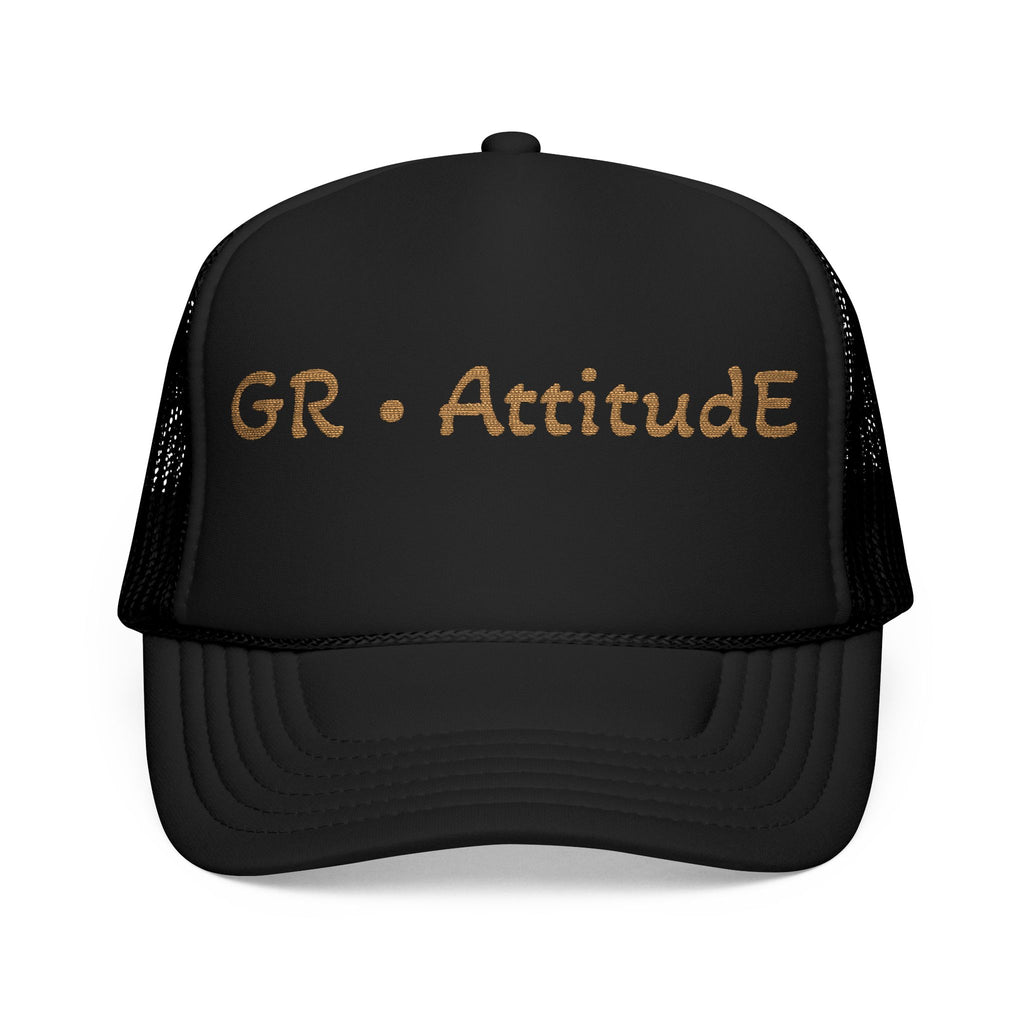 Embroidered Attitude Foam Trucker Hat