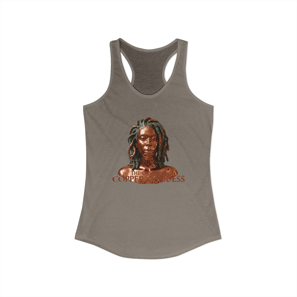 Copper Goddess Racerback Tank Top