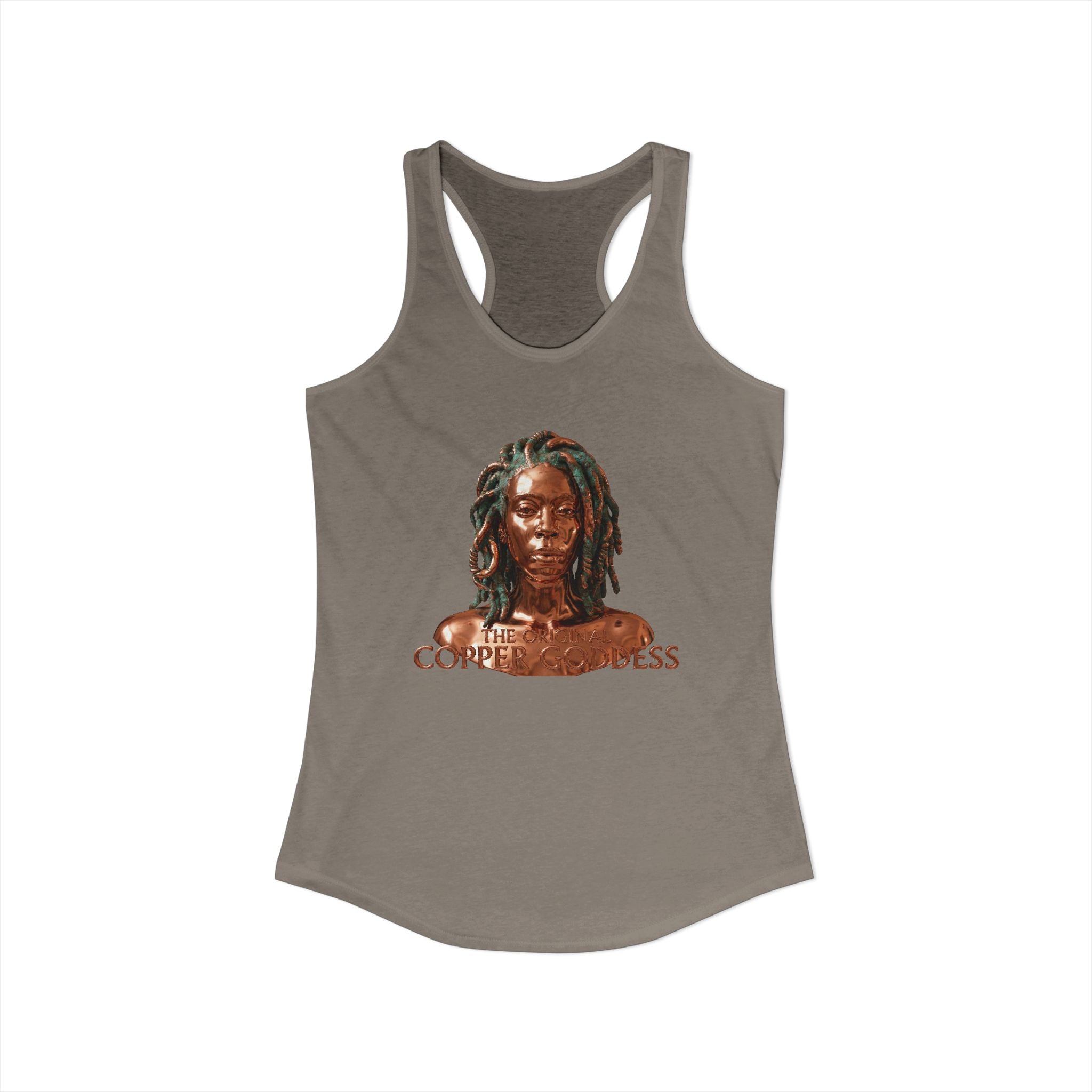 Copper Goddess Racerback Tank Top