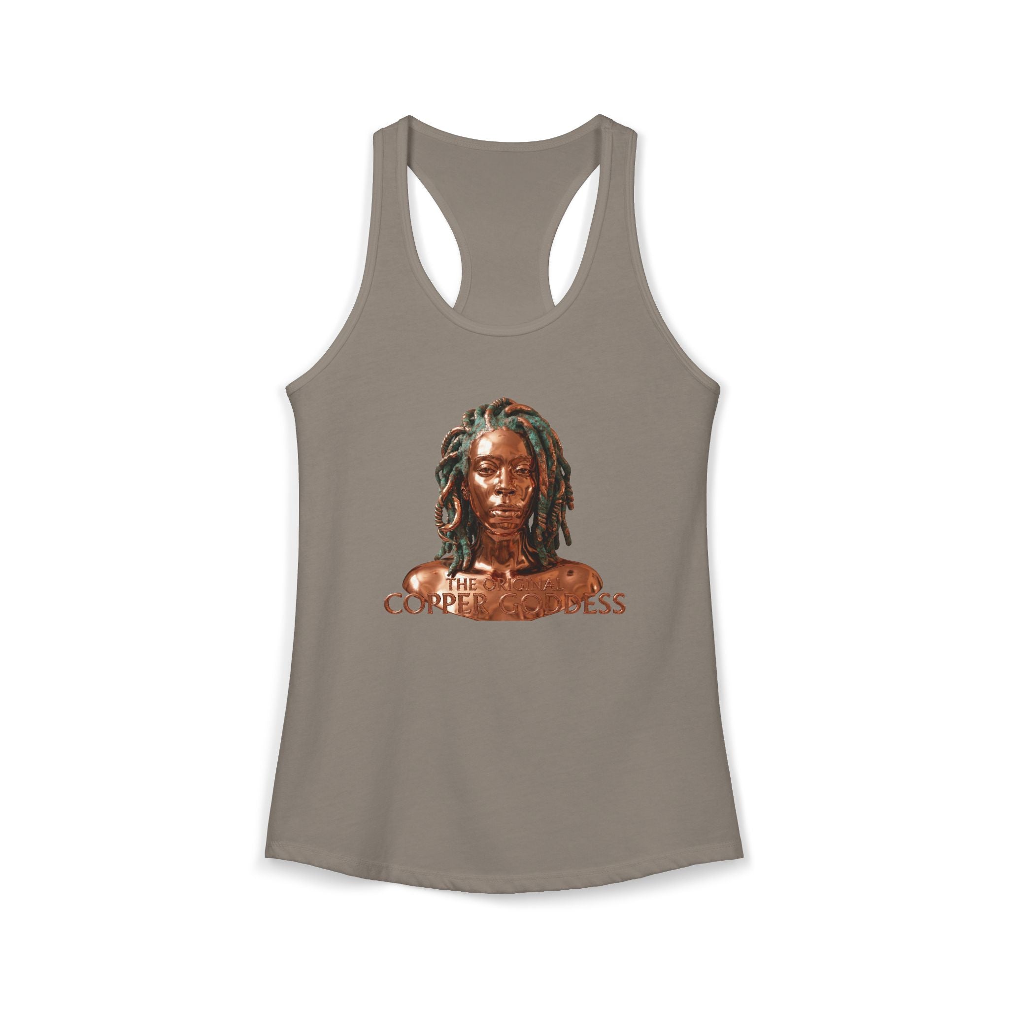 Copper Goddess Racerback Tank Top